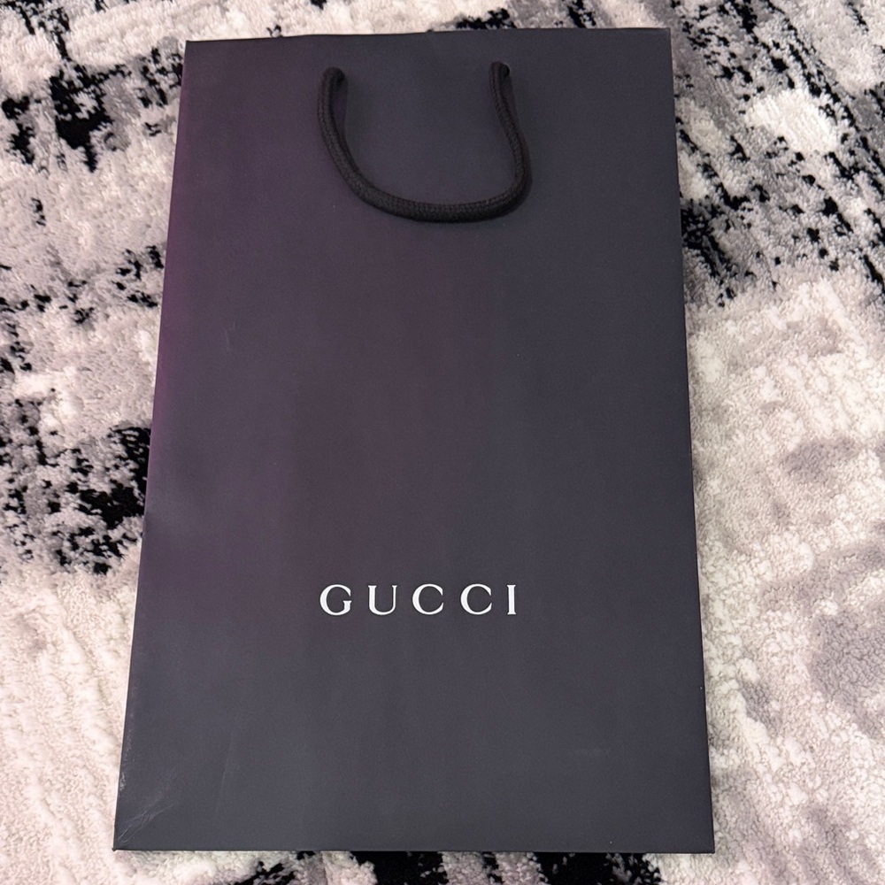 Gucci Dark Gray Shopping Bag